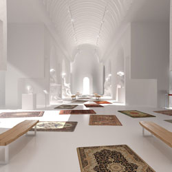 an architectural render of a musium